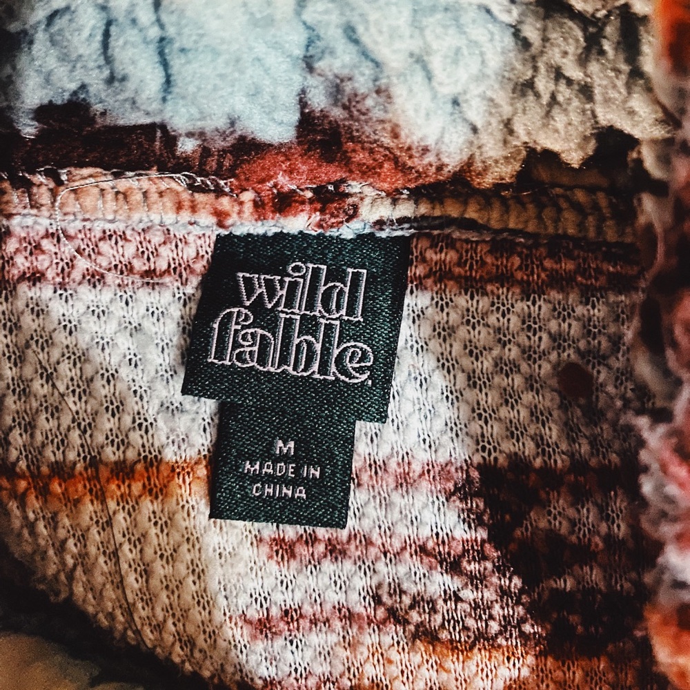 Wild Fable Colorful fluffy jacket! - Picture 3 of 3